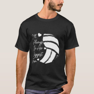 T-shirt Volleyball Maman Sa Plus Grande Fan Volleyball Fil