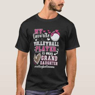T-shirt Volleyball Nana Grand-mère Fière Joueuse de Volley
