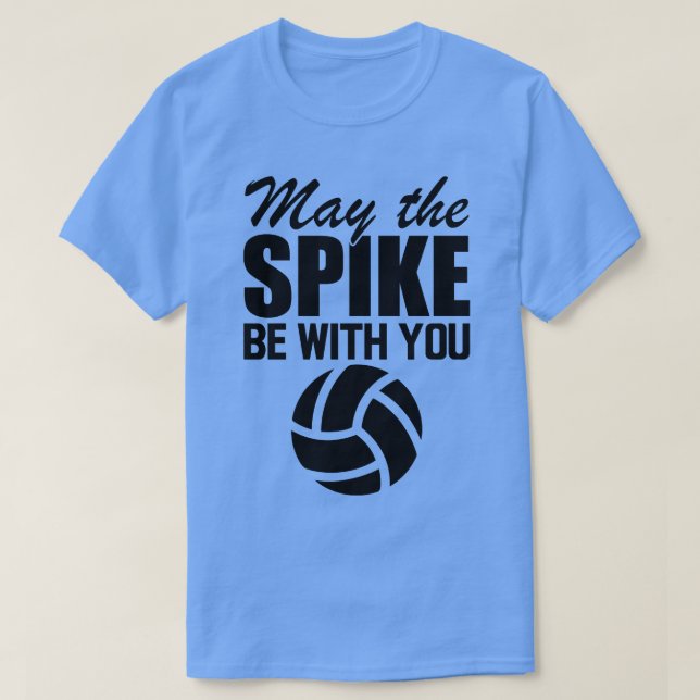 T-shirt Volleyball Que le pic soit avec vous (Design devant)