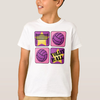 T-shirt Volleyball rose