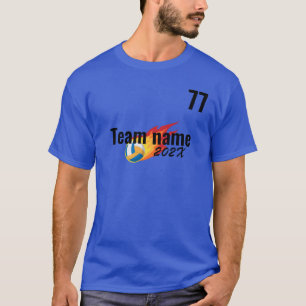 T-shirt volleyball Sport Équipe de terrain Journée de Chev