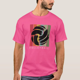 T-shirt volleyball vintage beach-volley