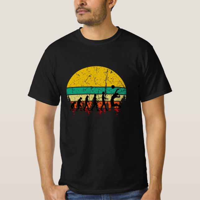 T-shirt Volleyball Volleyball Joueur Rétro (Devant)