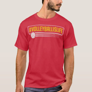 T-shirt VOLLEYBALLISLIFE Cadeaux pour les joueurs de Beach