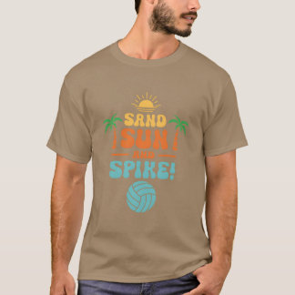 T-shirt Volleyballropical Summer Sport Volleyball retro bo