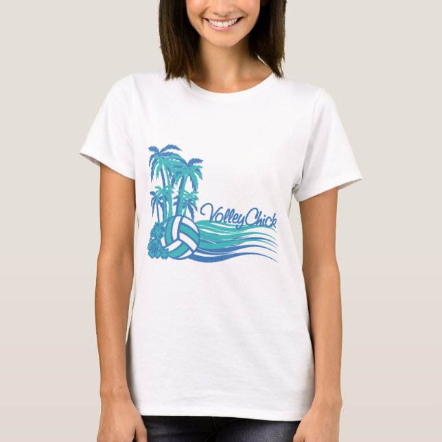 T-shirt VolleyChickWaver (Devant)