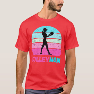 T-shirt VolleyMom Volleyball mère vintage