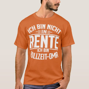 T-shirt Vollzeit Oma blanc