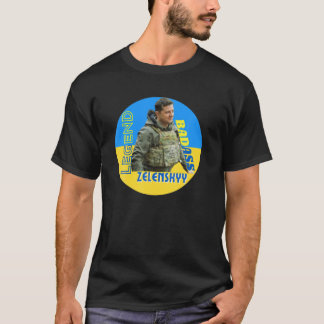 T-shirt Volodymyr Zelensky Badass, Avec L'Ukraine