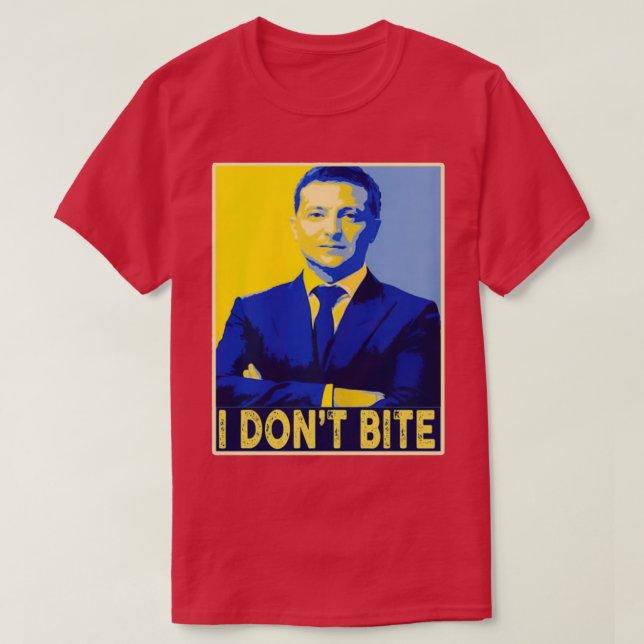 T-shirt Volodymyr Zelensky Me Parle I Ne Bite 1 (Design devant)