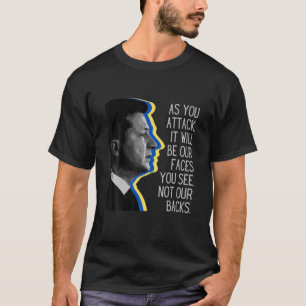 T-shirt Volodymyr Zelensky Pas Tous Les Héros Portent Cap