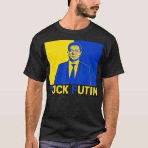 T-shirt Volodymyr Zelensky Puck Futin Soutien Ukraine Ukra
