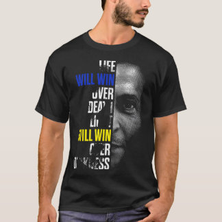 T-shirt Volodymyr Zelensky Ukraine Citation Stand Avec L'U