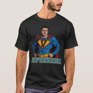 T-shirt Volodymyr Zelenskyy Superhero en costume Superhero