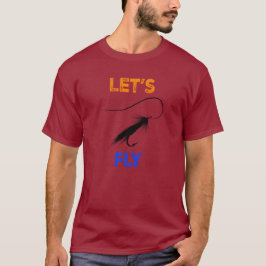 T-shirt Volons, pêche à la mouche