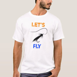 T-shirt Volons, pêche à la mouche