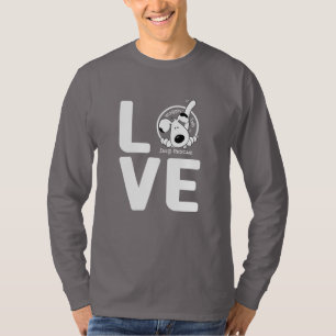 T-shirt VOLONTAIRE de queues de Waggin d'AMOUR - obscurit