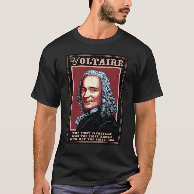T-shirt Voltaire - le premier (Devant)