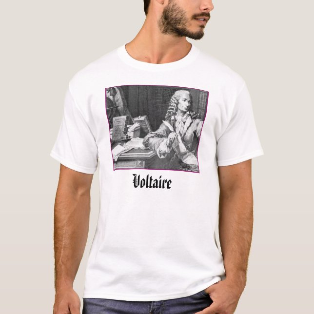 T-shirt Voltaire, Voltaire (Devant)