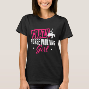 T-shirt Voltige équestre pour filles de voltigeur de cheva