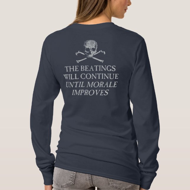 T-shirt Vomissez et morve "que les battements (Dos)