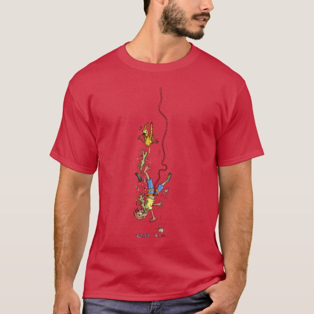 T-shirt Vomiting Rock Climber family (Devant)