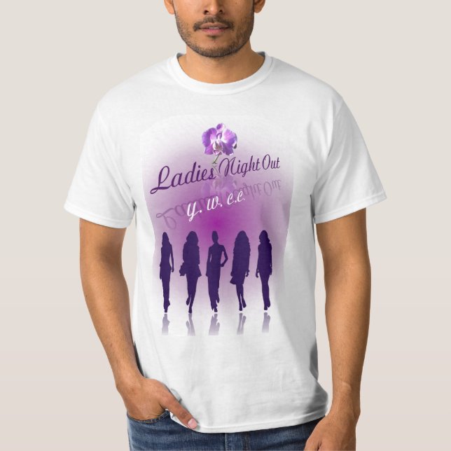 T - Shirt von 5 Damen auf einer Nacht heraus (Vorderseite)