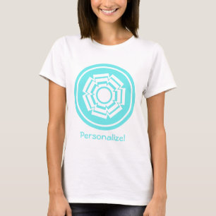T-Shirt von Floral Groove Women, Türkis