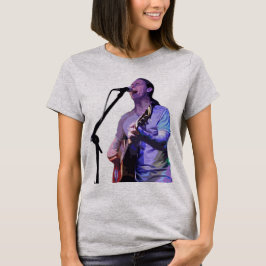 T - Shirt von Frauen - James Hartsoe singt