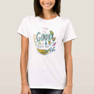 T - Shirt von Frauen mit inspirierendem Zitat