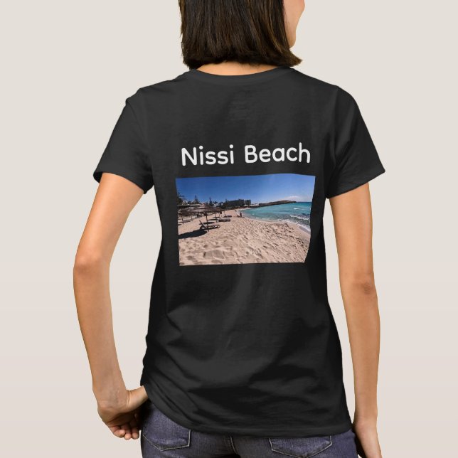 T - Shirt von Frauen (Nissi Beach, Ayia Napa) (Rückseite)