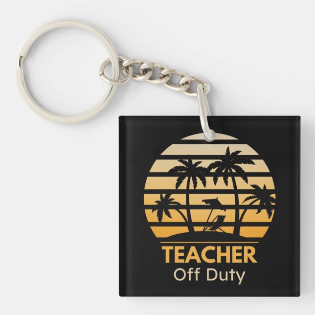 T - Shirt von Fremdsprachenlehrern Schlüsselanhänger (Vorderseite)