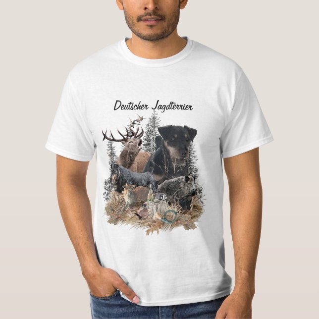 T - Shirt von German Hunting Terrier (Vorderseite)