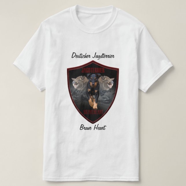 T - Shirt von German Hunting Terrier (Design vorne)