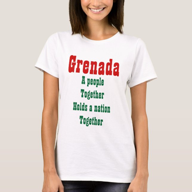 T - Shirt von Grenada (Vorderseite)