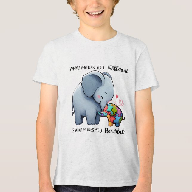 T - Shirt von Jungen - Design für die Sensibilisie (Vorderseite)