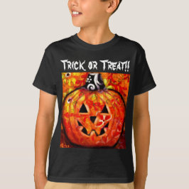 T - Shirt von Kindern - Jack-O-Lantern-Trick oder