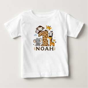 T - Shirt von Kindern mit Jungle Animes drucken