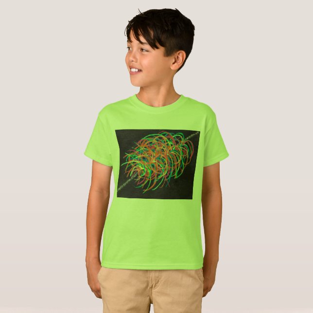 T - Shirt von Kindern mit schweren Ionenkollisione (Vorne ganz)
