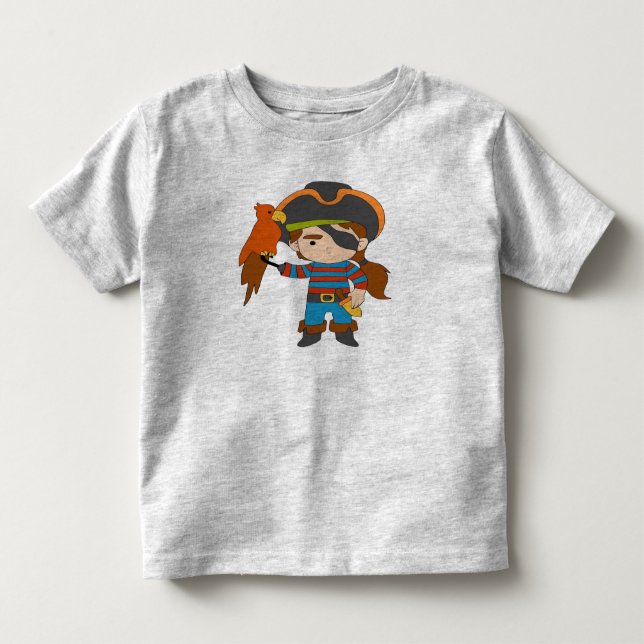 T - Shirt von Kleinkindern - Piraten (Vorderseite)