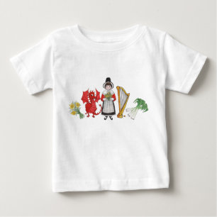 T - Shirt von Kleinkindern: Welsh Daffodils Dragon