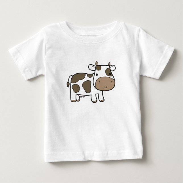 T - Shirt von Kuh und Hund (Vorderseite)