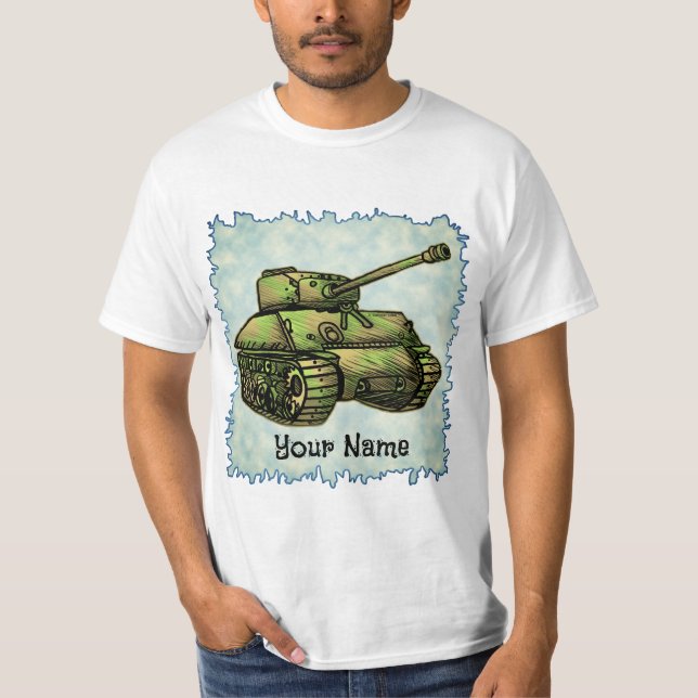 T - Shirt von Militärtanks (Vorderseite)