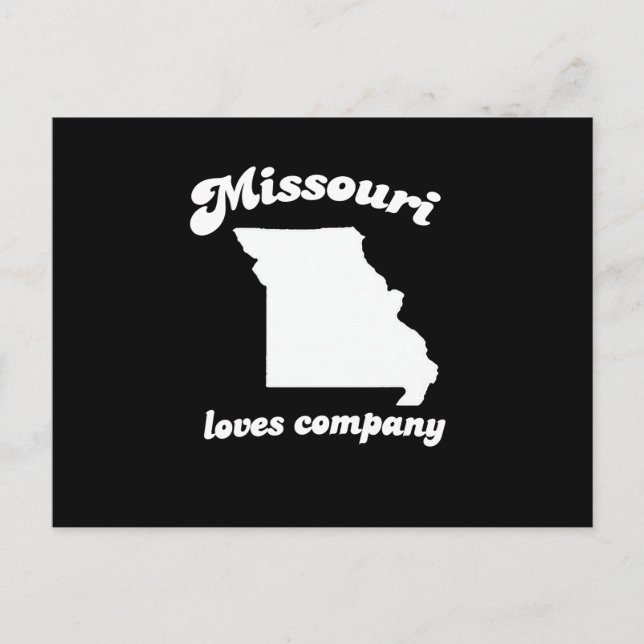 T - Shirt von Missouri Lieben Postkarte (Vorderseite)