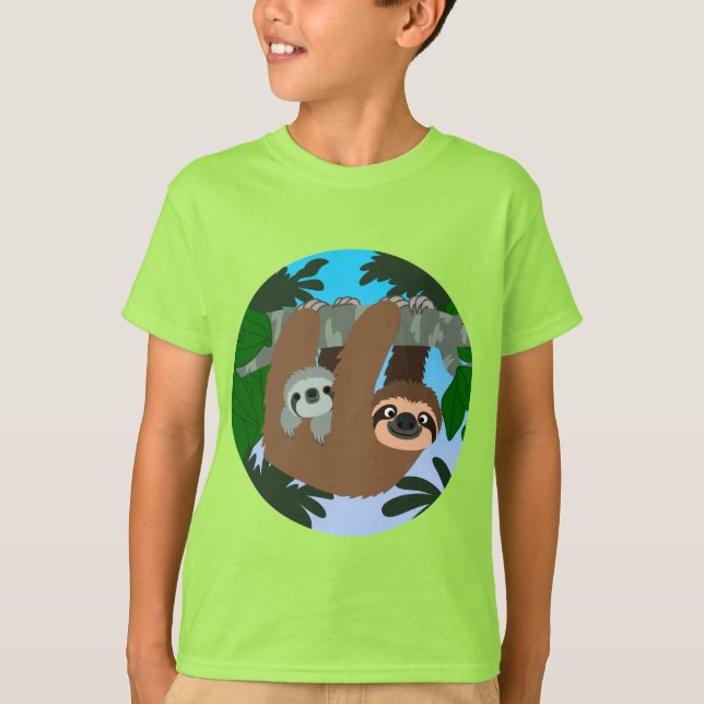 T - Shirt von niedlichen Cartoon Muttermilch und B (Vorderseite)