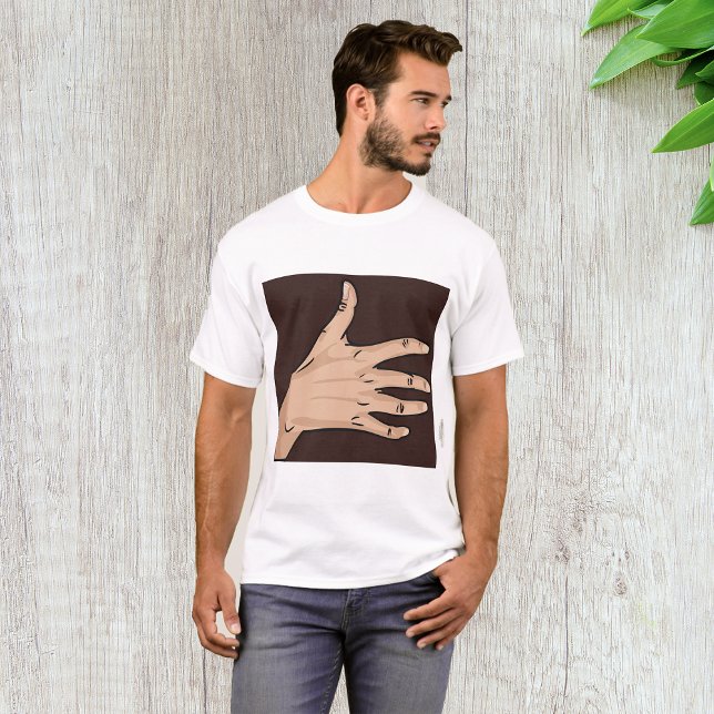 T - Shirt von Personen Hand Mens (Von Creator hochgeladen)