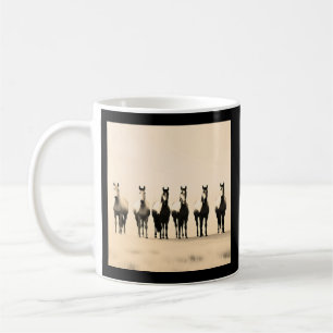 T - Shirt von Pferden, Shirt von Pferden, Sonnenli Kaffeetasse