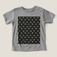 T - Shirt von Popcorn Kleinkind (Grau & Buttergelb