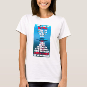 T - Shirt von synthetischen oder künstlichen Ufos