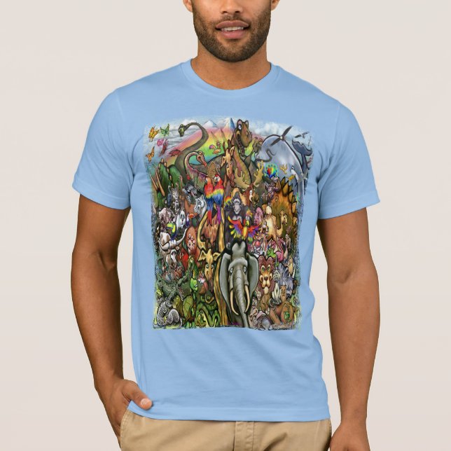 T - Shirt von Tieren (Vorderseite)